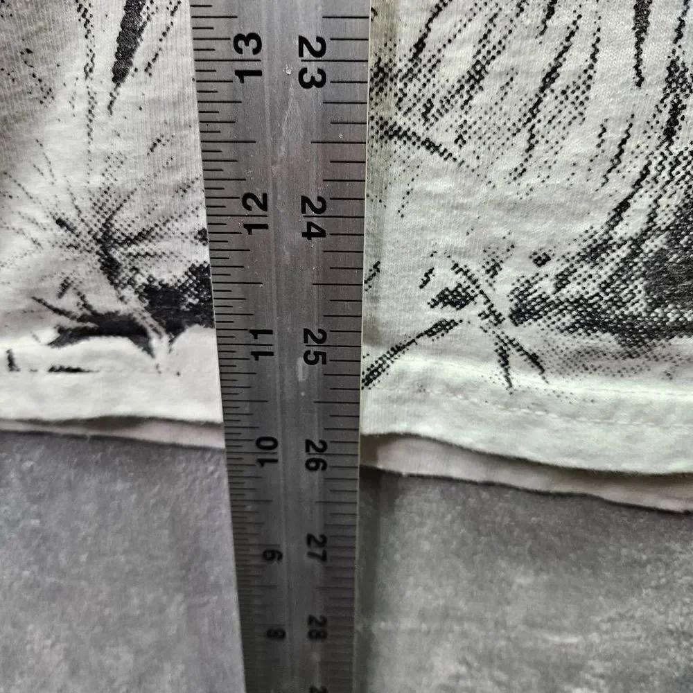 New Orleans Shirt Mens Medium White Bourbon Street All Over Print Graphic Tee - Picture 5 of 10